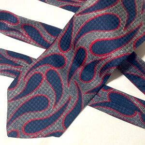 Briar Paisley Polka Dot Houndstooth Mens Neck Tie Italy Silk 57”